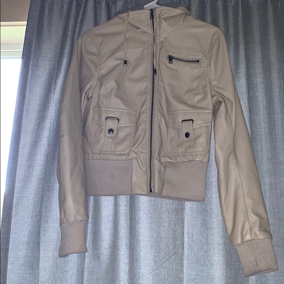 miss poosh Jackets & Blazers - Beige out wear jacket size medium